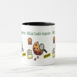 Official Cookie Inspector Mug – Funny Coffee Cup  Mugg