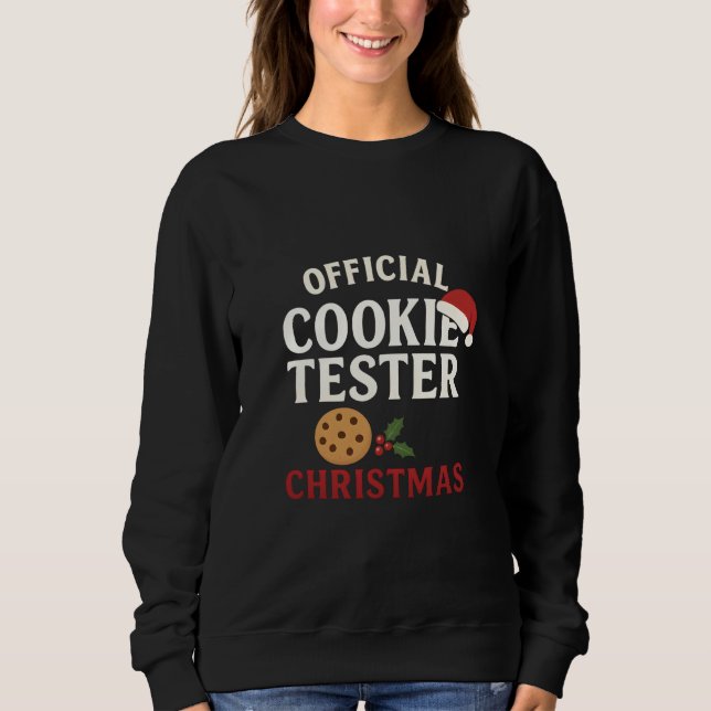 Official Cookie Tester Christmas Tee (Framsida)