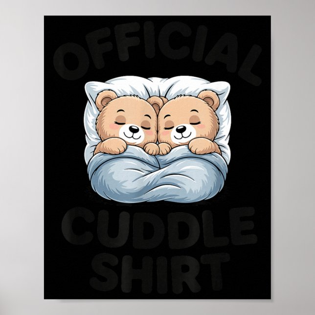 Official Cuddle Teddy Sleepwear Bear Poster (Framsidan)