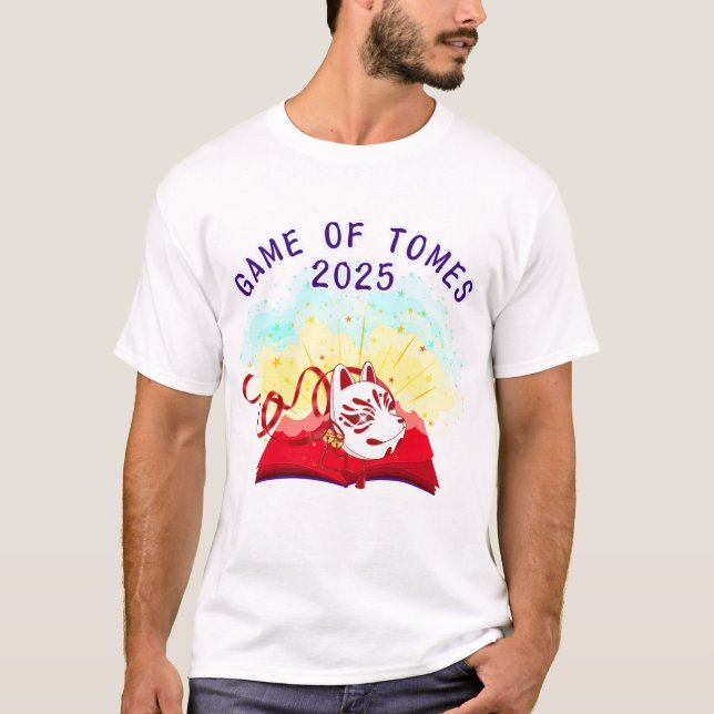 Official Game of Tomes 2025 T-Shirt (Framsida)