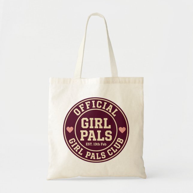 Official Girl Pals Club – Galentine’s Day Tygkasse (Framsidan)