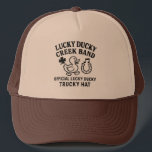 Official Lucky Ducky Trucky Hat-Complete Keps<br><div class="desc">Official Lucky Ducky Trucky Hat-Complete the official Trucky Hat worn by legends, dreamers, and Quack Pack members everywhere. This ain’t your average cap. This is a brown-and-khaki crown of grit with our Lucky Ducky logo and LDCB Initials — forged somewhere between Eastbound & Down and a Nebraska sunrise. Whether you’re...</div>
