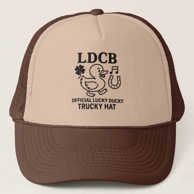 Official Lucky Ducky Trucky Hat-LDCB With Duck Keps (Framsida)