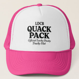 Official Lucky Ducky Trucky Hat-Pink Quack Pack Keps