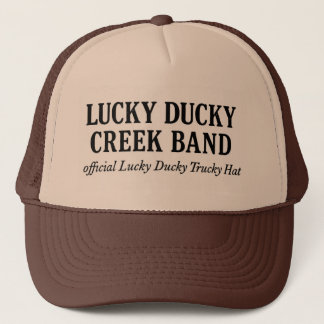 Official Lucky Ducky Trucky Hat-Words only Keps