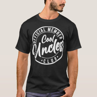 Official member Cool Uncles Club vinage fahers day T Shirt