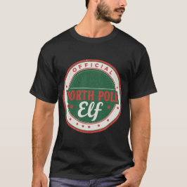 Official North Pole Elf T Shirt