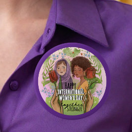 Official Purple Community Badge Stronger Together Knapp