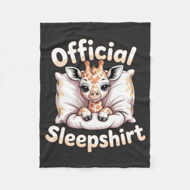  Official Sleepshirt Giraffe Fleecefilt (Framsidan)