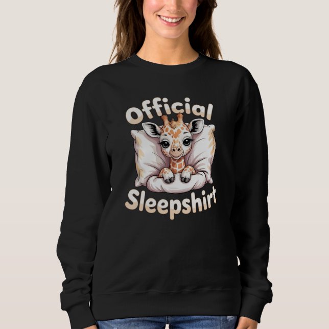  Official Sleepshirt Giraffe T Shirt (Framsida)