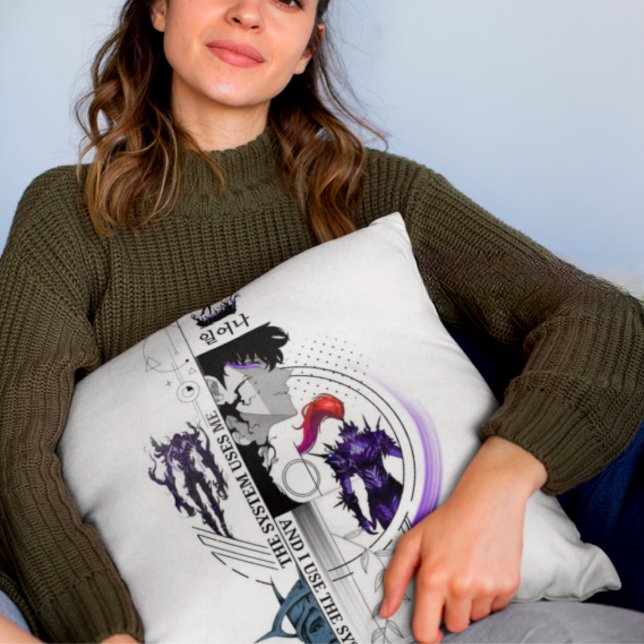 Official Solo Leveling Anime Pillow 6-Pack Set | S Kudde (Skapare uppladdad)