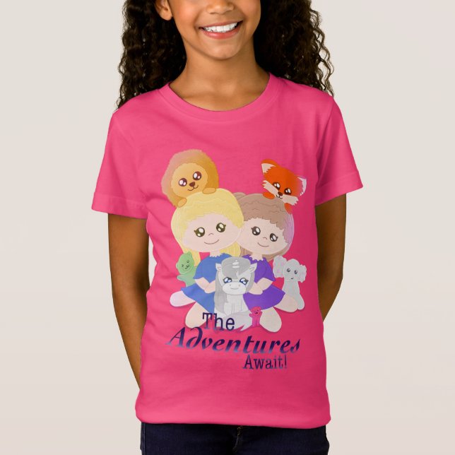 Official "The Adventures Await" T-Shirt (Framsida)