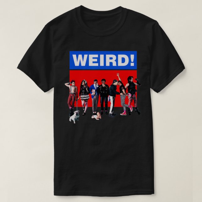 Official Yungblud Weird White  T Shirt (Design framsida)