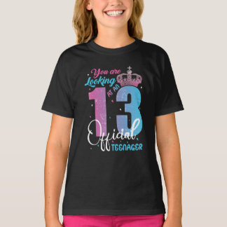 Officiell 13 Tonåring 13:e födelsedagen T Shirt