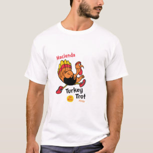 OFFICIELL 2020 Hacienda Turkey Trot 5K Tävling - T Shirt