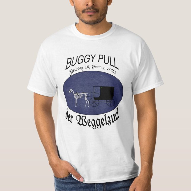 Officiell 2021 Buggy pull-Poster design T-Shirt (Framsida)
