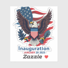 Officiell 2025 Inaugurationssigill Klistermärken