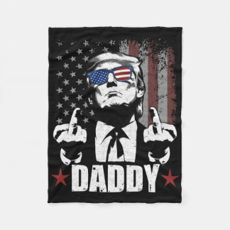 Officiell 2025 Trump Daddyoffice 2025 Trump Pappa Fleecefilt