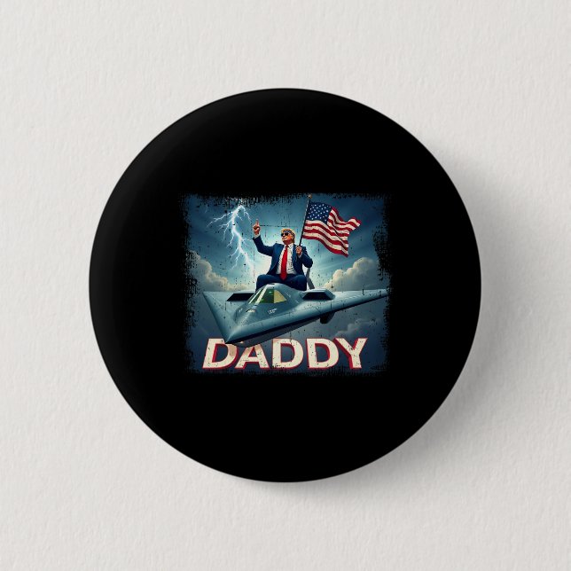 Officiell 2025 Trump Pappa 1  Knapp (Framsida)