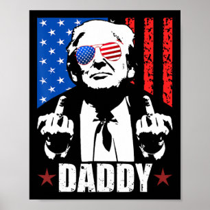 Officiell 2025 Trump Pappa Officiell 2025 Trump Da Poster