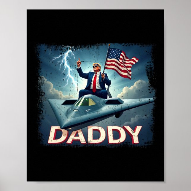 Officiell 2025 Trump Pappa Poster (Framsidan)