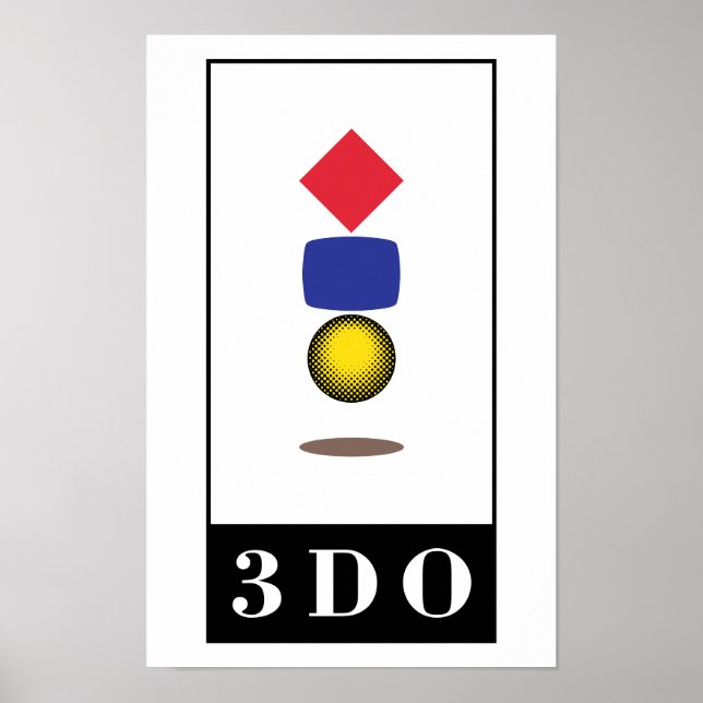 Officiell 3DO-Logotyp poster (Framsidan)
