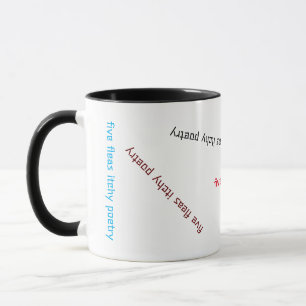 Officiell 5 Fleas Itchy Poetry Mugg
