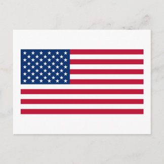 Officiell American Flagga Vykort