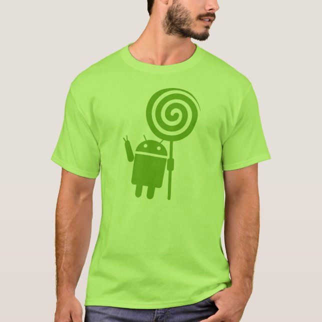 Officiell Androidklubba T Shirt (Framsida)