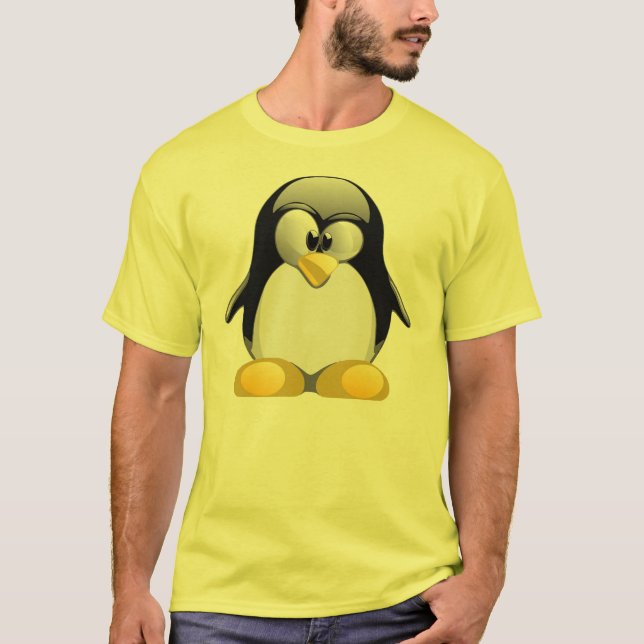 Officiell AndroidLinuxTux Tee Shirt (Framsida)