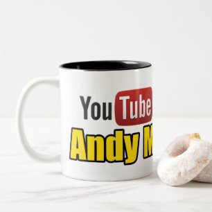 Officiell Andy Mechanic Mugg-kaffe & te kompatibel Två-Tonad Mugg