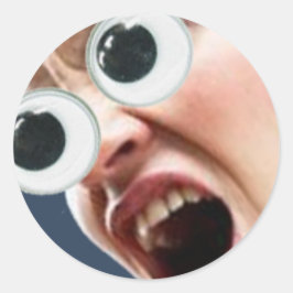 Officiell Arg Googled Women Stickers Runt Klistermärke