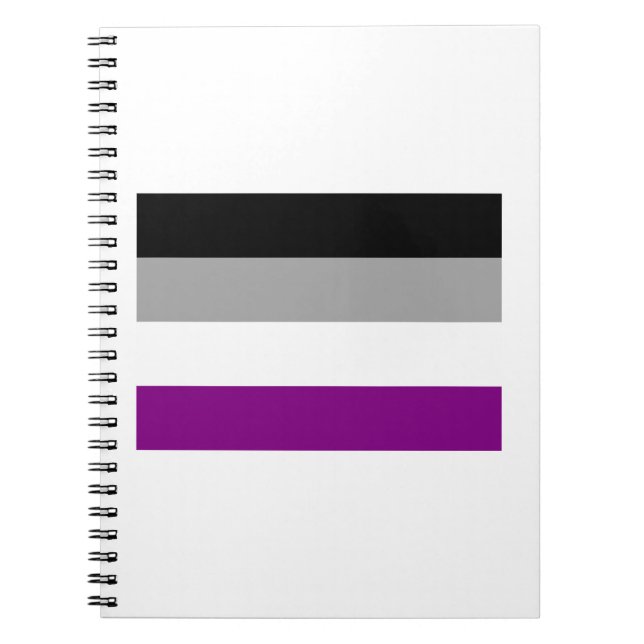 OFFICIELL ASEXUAL PRIDE FLAGGA ANTECKNINGSBOK (Framsidan)