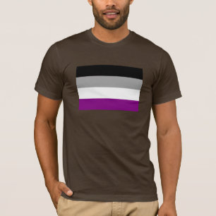 OFFICIELL ASEXUAL PRIDE FLAGGA T-SHIRT