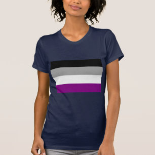 OFFICIELL ASEXUAL PRIDEFLAGGA T SHIRT