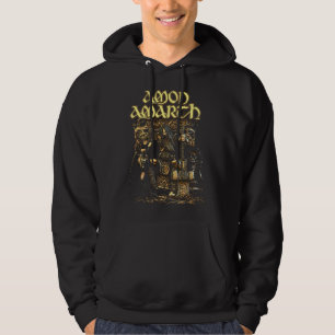 Officiell av Amon Amarth Thor Band Logotyp  Hoodie