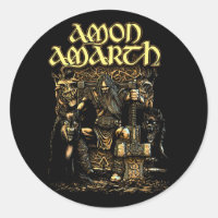 Officiell av Amon Amarth Thor Band Logotyp