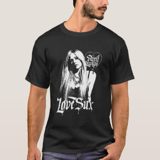 Officiell Avril Lavigne Kärlek Sux T Shirt