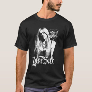 Officiell Avril Lavigne Kärlek Sux T Shirt