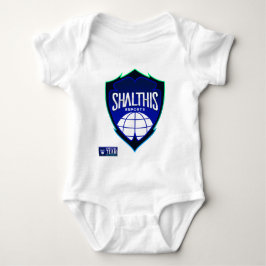 Officiell baby Shalthis Esports som är i ett Tee Shirt