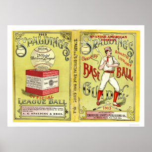Officiell baseball vägleder 1913 poster