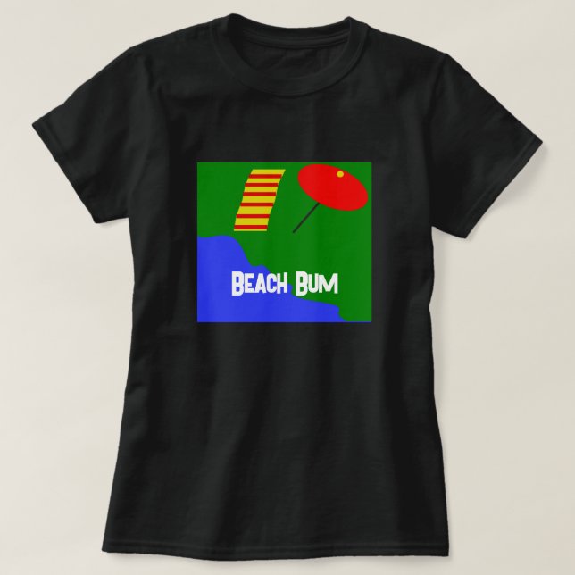Officiell "Beach Bum" Tee (Design framsida)