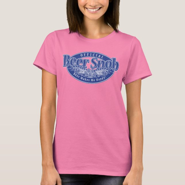 Officiell Beer Snob T Shirt (Framsida)