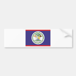 Officiell belize flagga bildekal