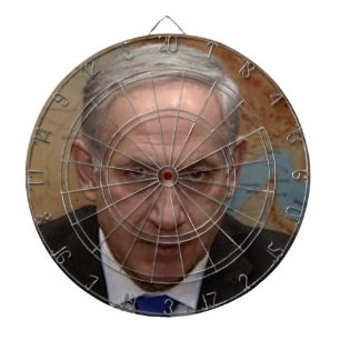 officiell Benjamin Netanyahu dartboard Darttavla