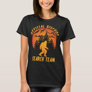 Officiell Bigfoot Search Team Sasquatch Funny T Shirt