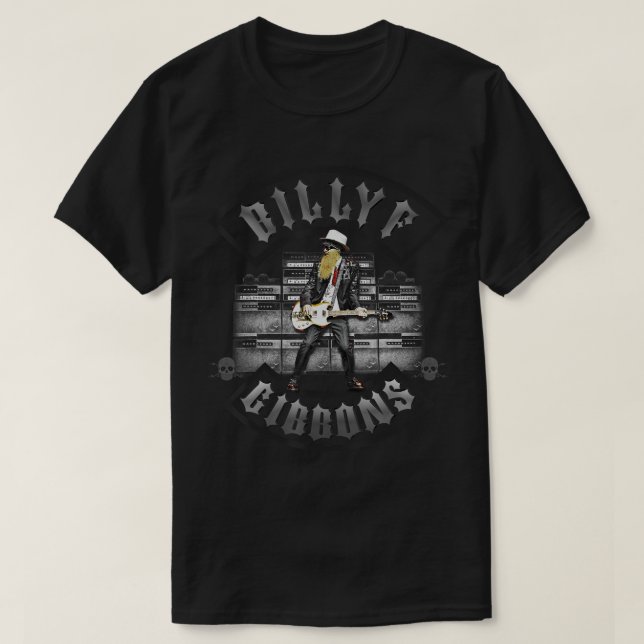 Officiell Billy F Gibbons Live IV T-Shirt (Design framsida)