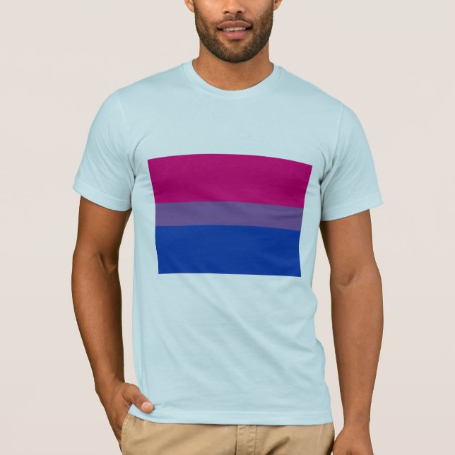 OFFICIELL BISEXUAL PRIDE FLAGGA TEE (Framsida)