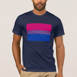 OFFICIELL BISEXUELL PRIDEFLAGGA TRÖJA