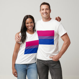 OFFICIELL BISEXUELL PRIDEFLAGGA TRÖJA